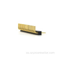 Ángulo recto del encabezado mecanizado de 1.27 mm